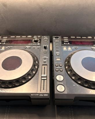 Coppia Pioneer CDJ 850 - Console dj