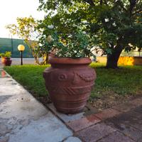 Coppia vasi terracotta 48 altezza x 28 diametro