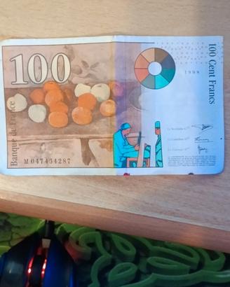 banconota  Francia 100 francs
