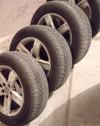 cerchi Audi originali e gomme Michelin 
