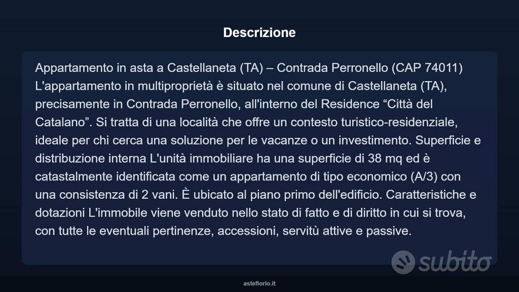 Appartamento – TA - Vista 3
