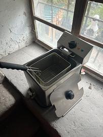 Friggitrice GDF3008, acciaio inox,