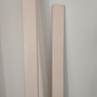 2 listelli legno laccato