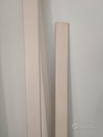 2 listelli legno laccato