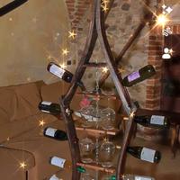 Porta bottiglie artigianale 