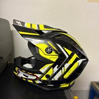 Casco MOTO Progrip con maschera nera wulfsport