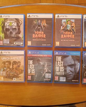 GIOCHI PS5 E PS4 PRATICAMENTE NUOVI