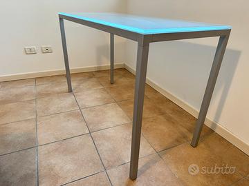 Scrivania design vetro