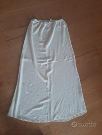 Gonna lunga colore panna