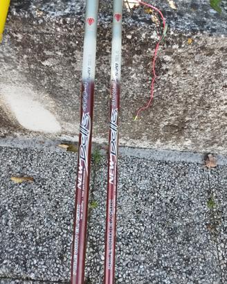 canne da pesca con elastico in coppiasingole