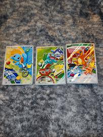 Pokémon Trio Starter Prima Generazione Serie 1