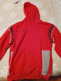 calcio felpa rossa ac Milan cappuccio