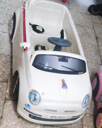 fiat 500  auto elettrica per bambini 