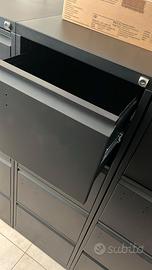 schedario Classificatore metallico 4 cassetti
