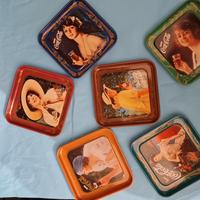 Sottobicchieri vintage a tema Coca-Cola