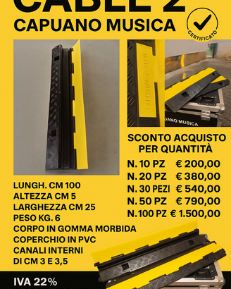 CANALINE PASSACAVI 2 CANALI