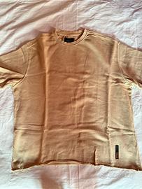 T-shirt Uomo Bershka Color Cammello/Senape