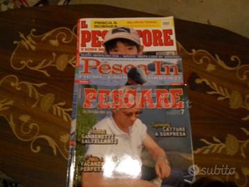 Riviste. mensili di pesca 'Pescare','Pesca in','Il
