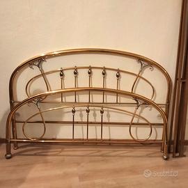 Letto matrimoniale in ottone