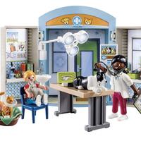 playmobil clinica veterinaria portatile