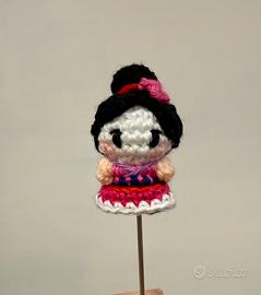 Mini amigurumi Mulan