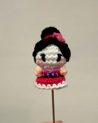 Mini amigurumi Mulan