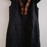 Vestito vintage in misto lino  Derhy