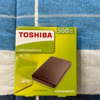 Hard Disk Toshiba usb 3.0 500gb 2,5 NUOVO