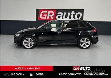 Audi A3 SPB 2.0 TDI 184 CV quattro S tronic Sport
