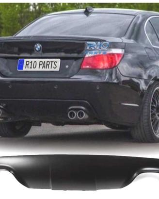 DIFFUSORE BMW E60 03-10 LOOK M DOPPIA USCITA OO---