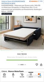MATERASSO DIVANO LETTO