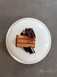 Piatto per dolci in ceramica con cupola