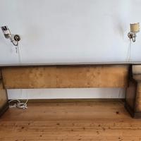 Struttura letto con comodini integrati