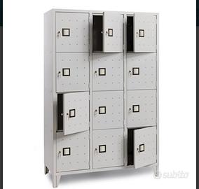 Armadio spogliatoio 12 moduli