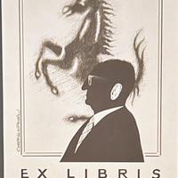 Ex libris di’ Cordeglio Penel per Enzo Ferrari