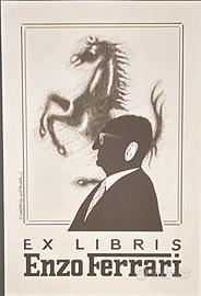 Ex libris di’ Cordeglio Penel per Enzo Ferrari