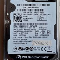 HDD WD2500BEKT - 75PVMTO