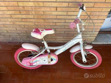 Bicicletta bambina Unicorn  – con rotelle