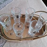 set bicchieri liquore
