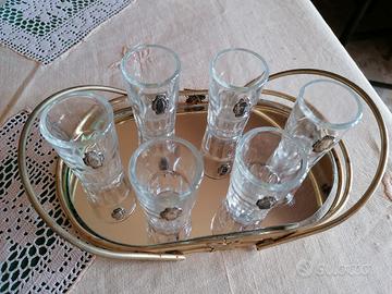 set bicchieri liquore