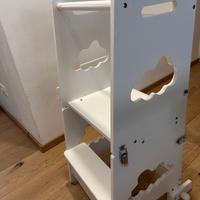 Torre montessori in legno 2 in 1