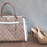Borsa Guess Originale beige da donna