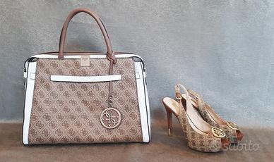 Borsa Guess Originale beige da donna