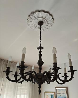 Lampadario a otto bracci 