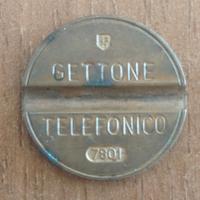 Gettone telefonico 7801