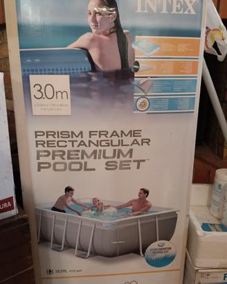 Piscina fuori terra 3x1,75 mt