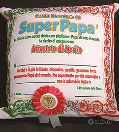 Cuscino per la festa del papà 