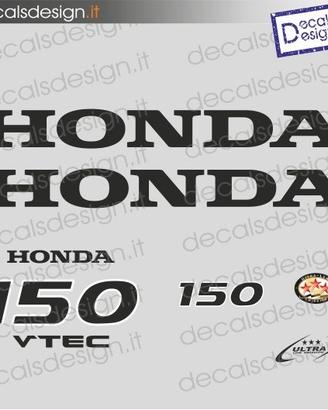 kit adesivi motore marino Honda 150 cv
