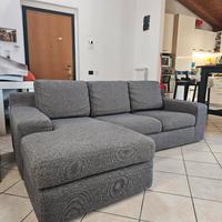 Divano a L con chaise longue - Sfoderabile