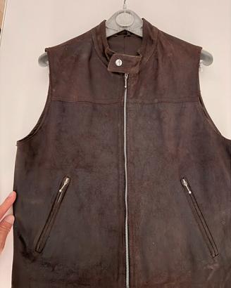 Gilet in vera pelle – Made in Italy – Taglia M